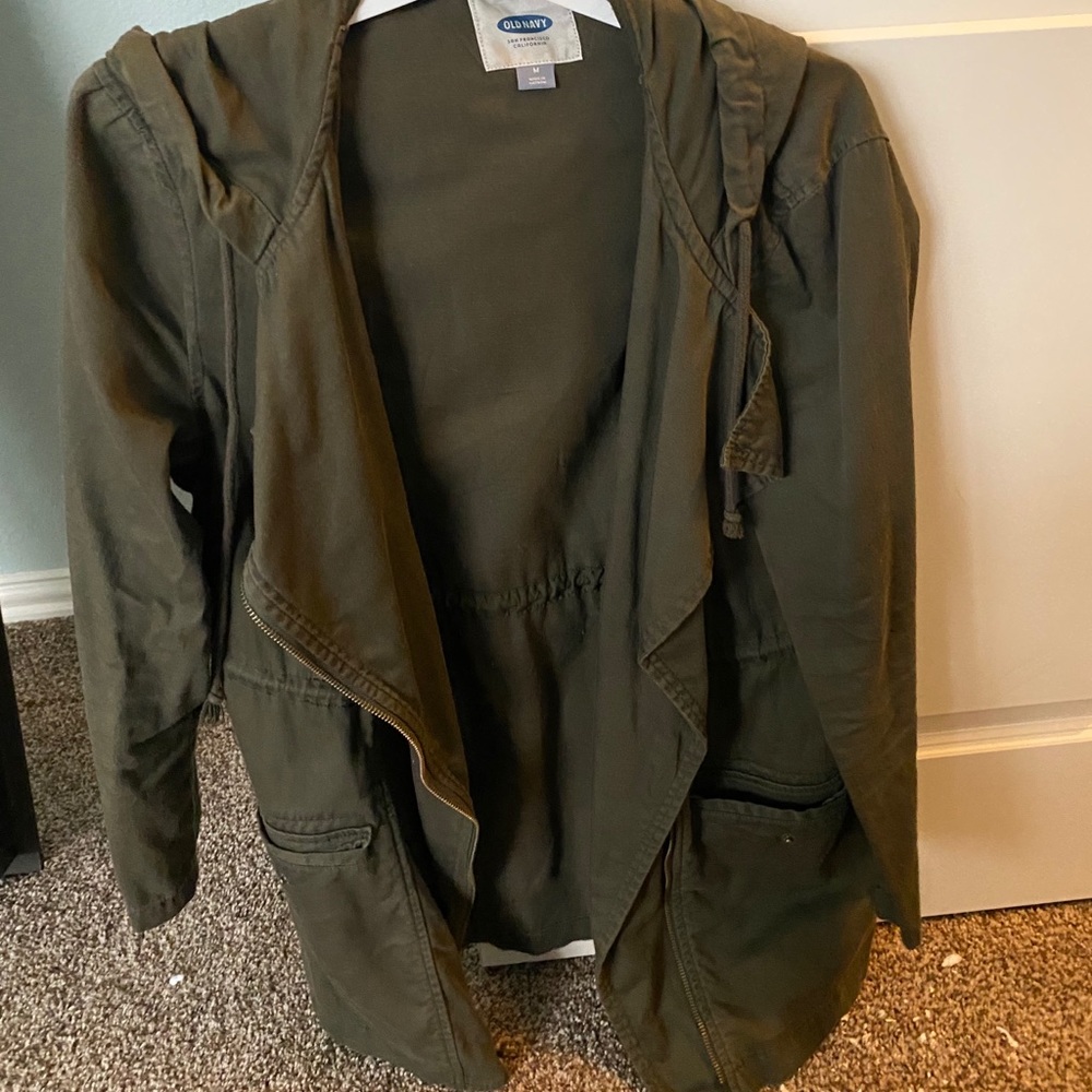 olive winter coat